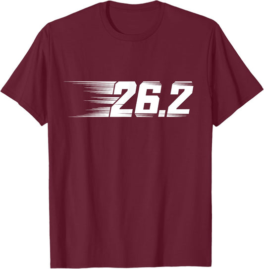 26.2 Miles Marathon Runner Running Marathon Runner T-Shirt - T-Shirt | Maroon
