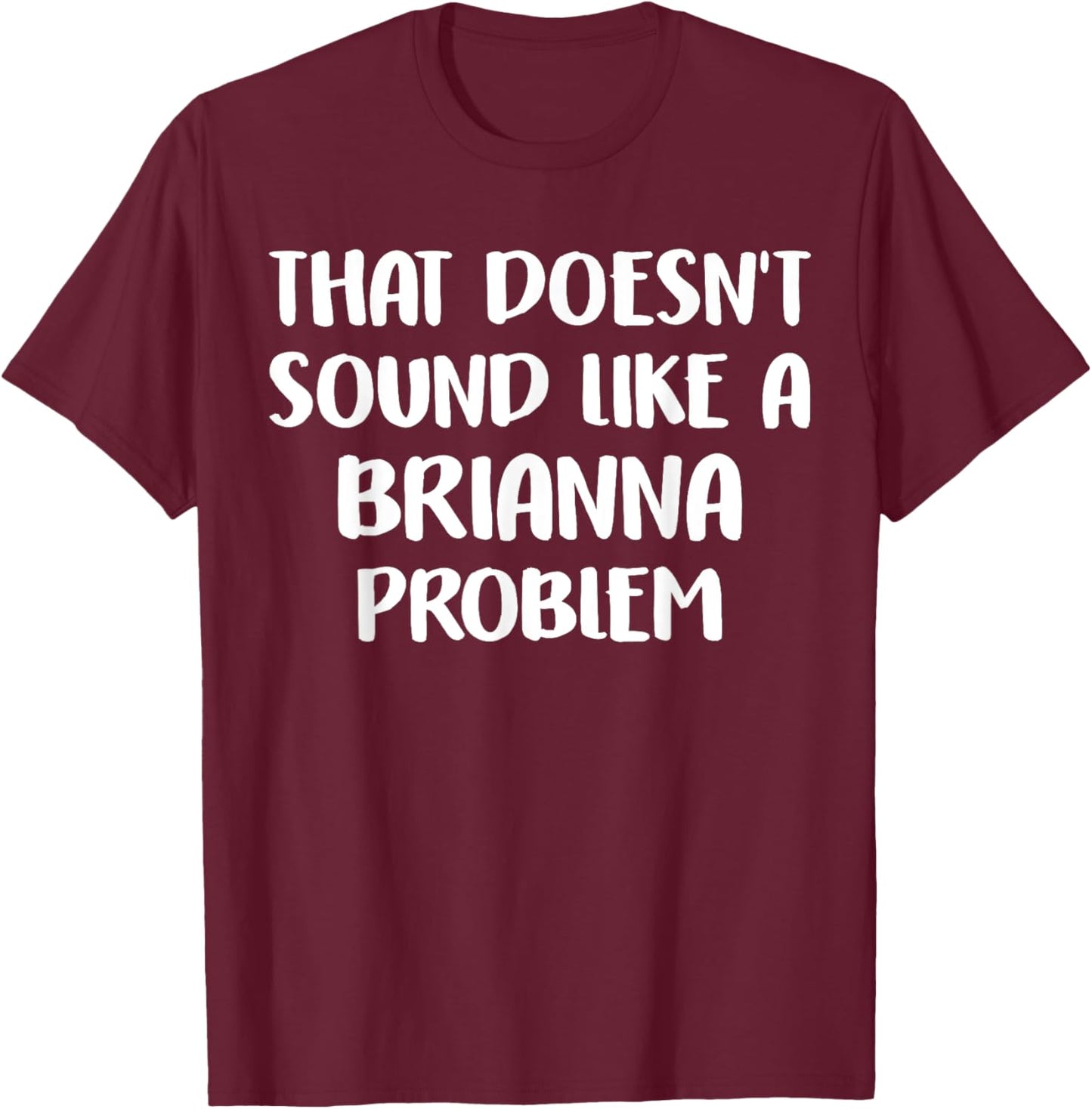 BRIANNA Personalized Cute Flower Girls BRIANNA Name T-Shirt - T-Shirt | Maroon