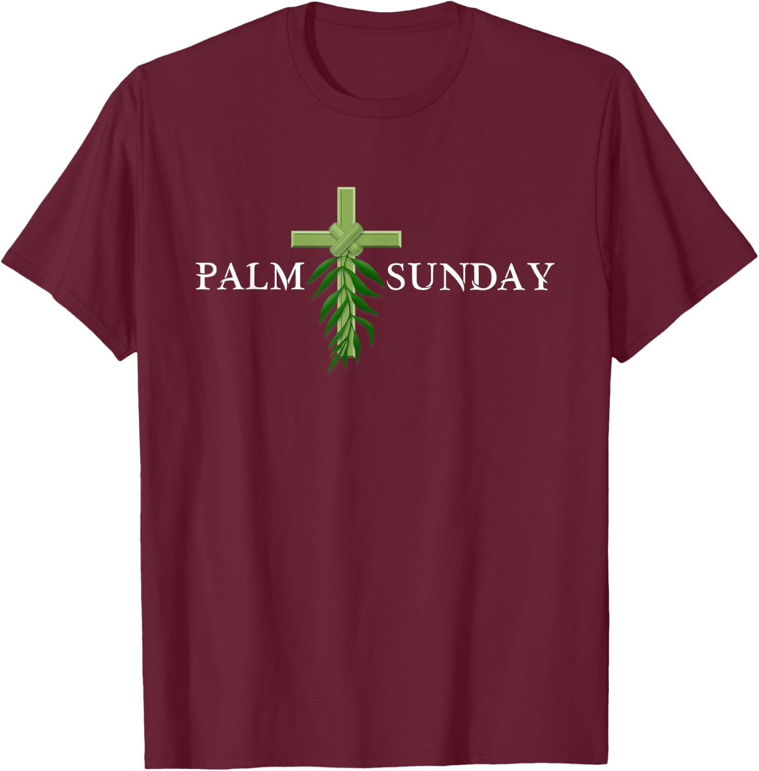 Palm Sunday Domingo de Ramos T-Shirt - T-Shirt | Maroon