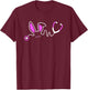 Stethoscope Easter Bunny T Shirt Nurse Doctor Egg Ears Funny T-Shirt - T-Shirt | Maroon