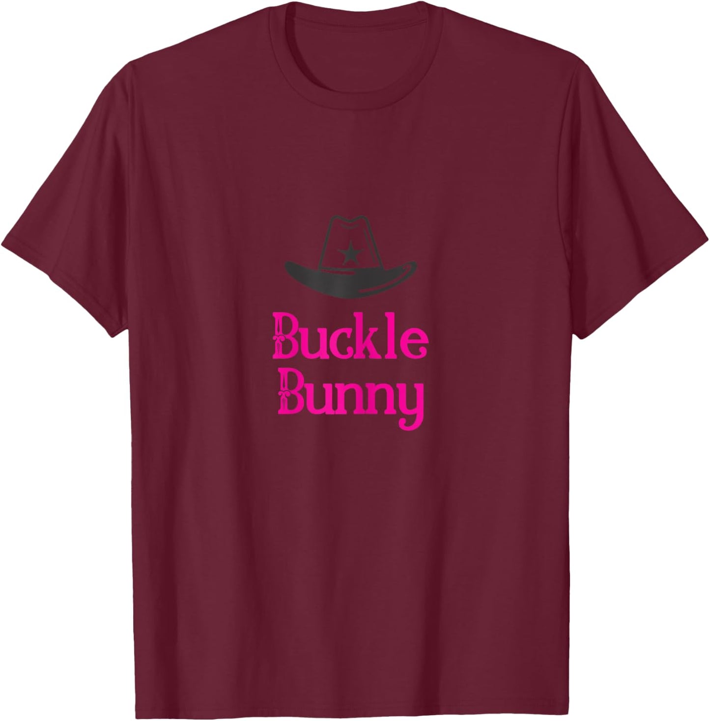 Bunny Rodeo buckle T-Shirt - T-Shirt | Maroon