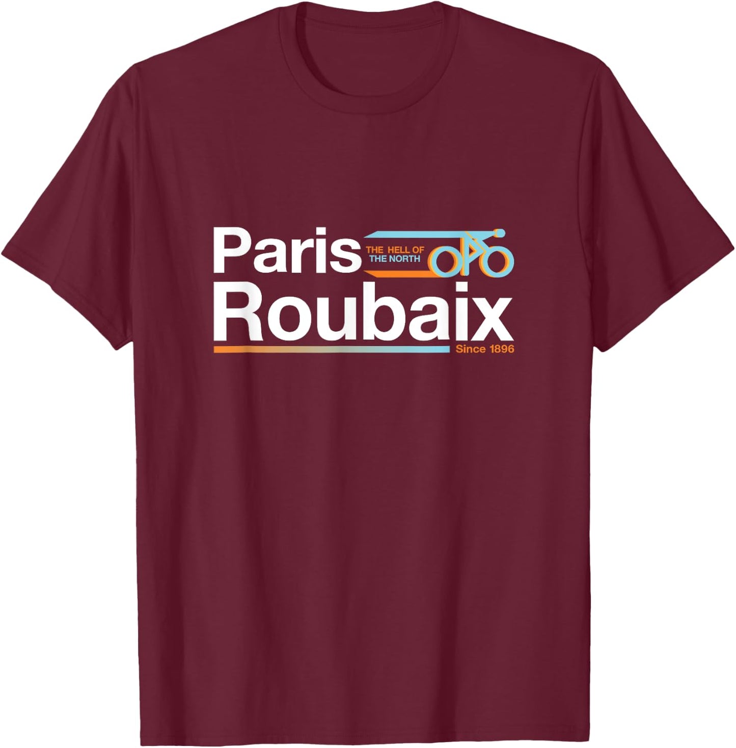 Paris Roubaix T-Shirt - T-Shirt | Maroon