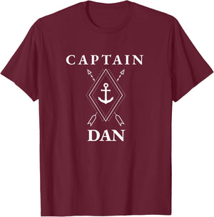 Captain Dan T-Shirt - T-Shirt | Maroon