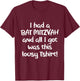 Funny Jewish Bat Mitzvah Cute Meme Gag Gift T-Shirt - T-Shirt | Maroon