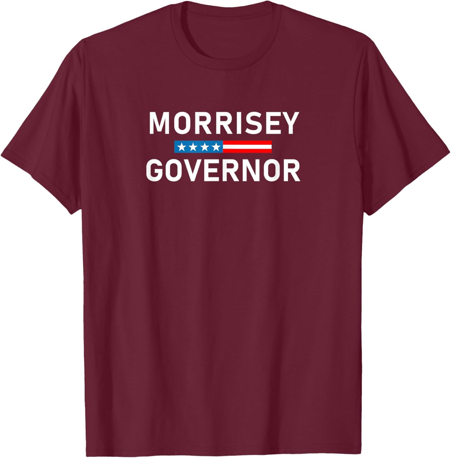 Vote West Virginia Governor Patrick Morrisey T-Shirt - T-Shirt | Maroon