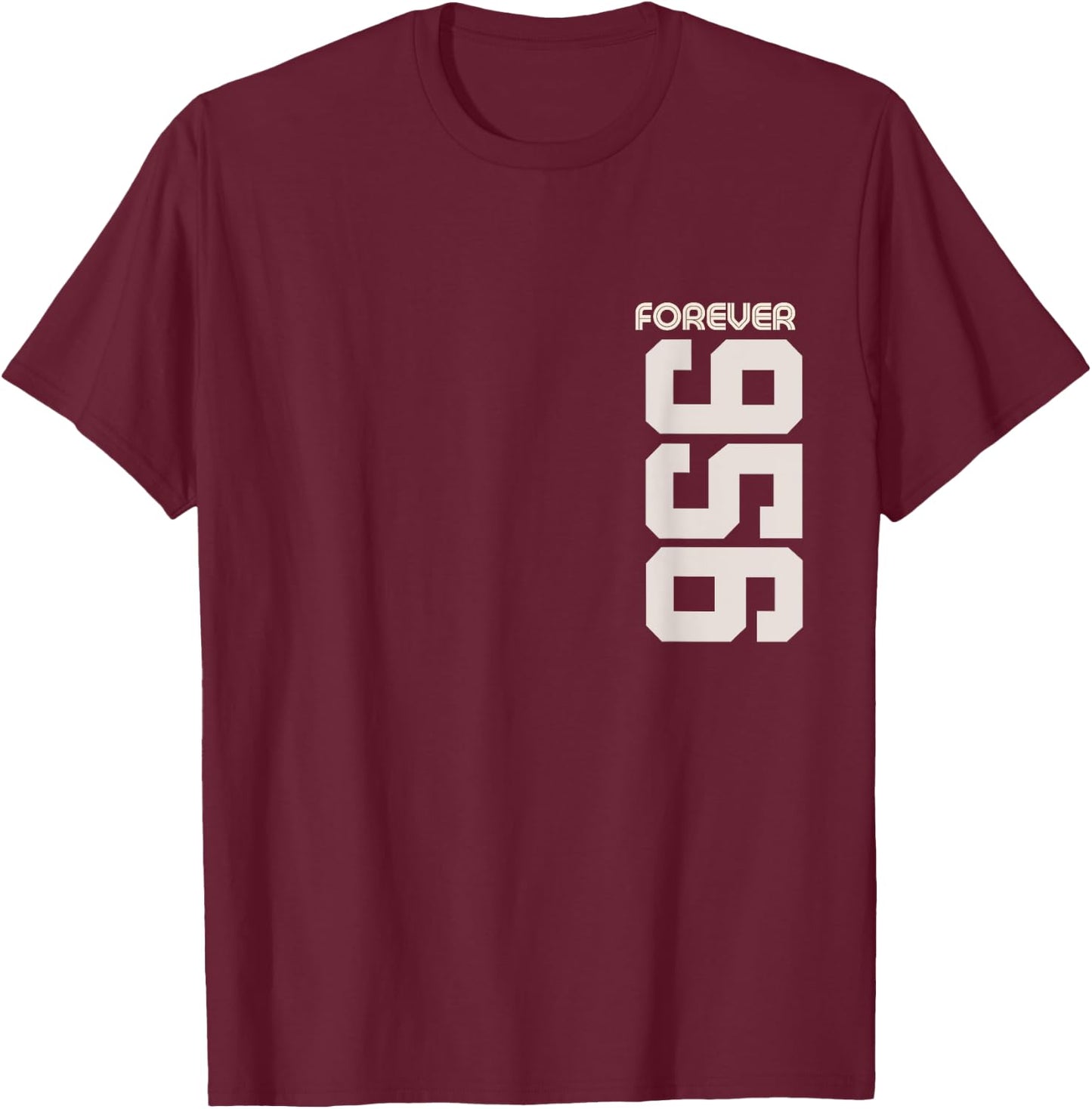 Vintage Forever 956. Texas Area Code 956. T-Shirt - T-Shirt | Maroon