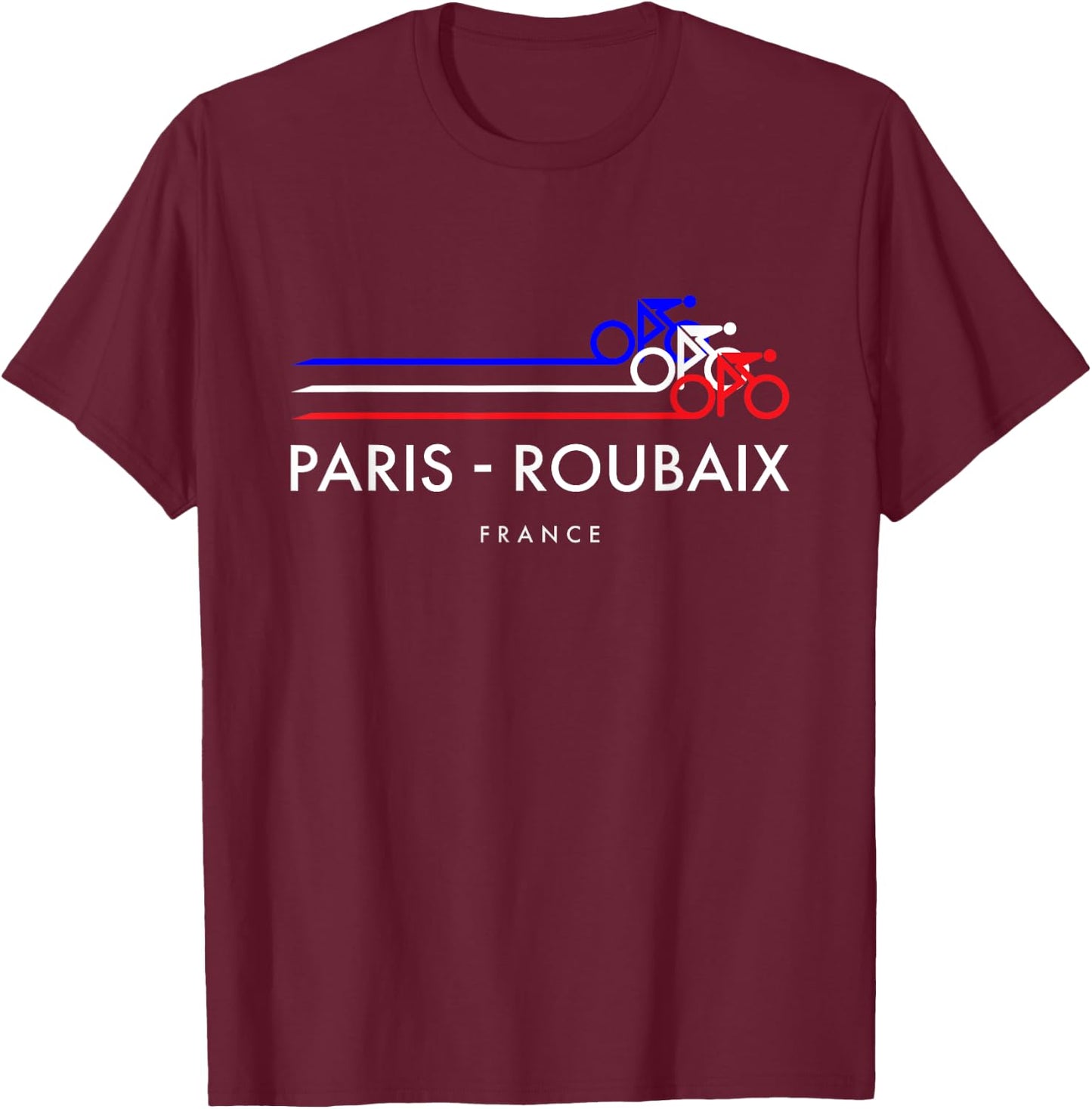 Paris Roubaix T-Shirt - T-Shirt | Maroon