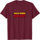 Daje Roma divertente citazione calcio nazionale sport T-Shirt - T-Shirt | Maroon