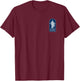 LDS Mormon shirt | Church of Jesus Christ logo | Mormons T-Shirt - T-Shirt | Maroon