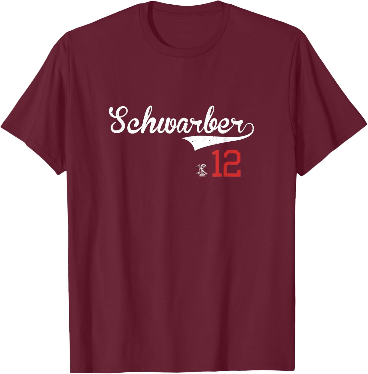 Kyle Schwarber Vintage Gameday T-Shirt - T-Shirt | Maroon