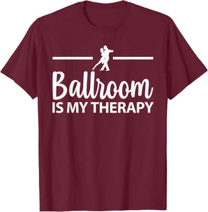 Funny Ballroom Dance Design Women Ballroom Dancers T-Shirt - T-Shirt | Maroon
