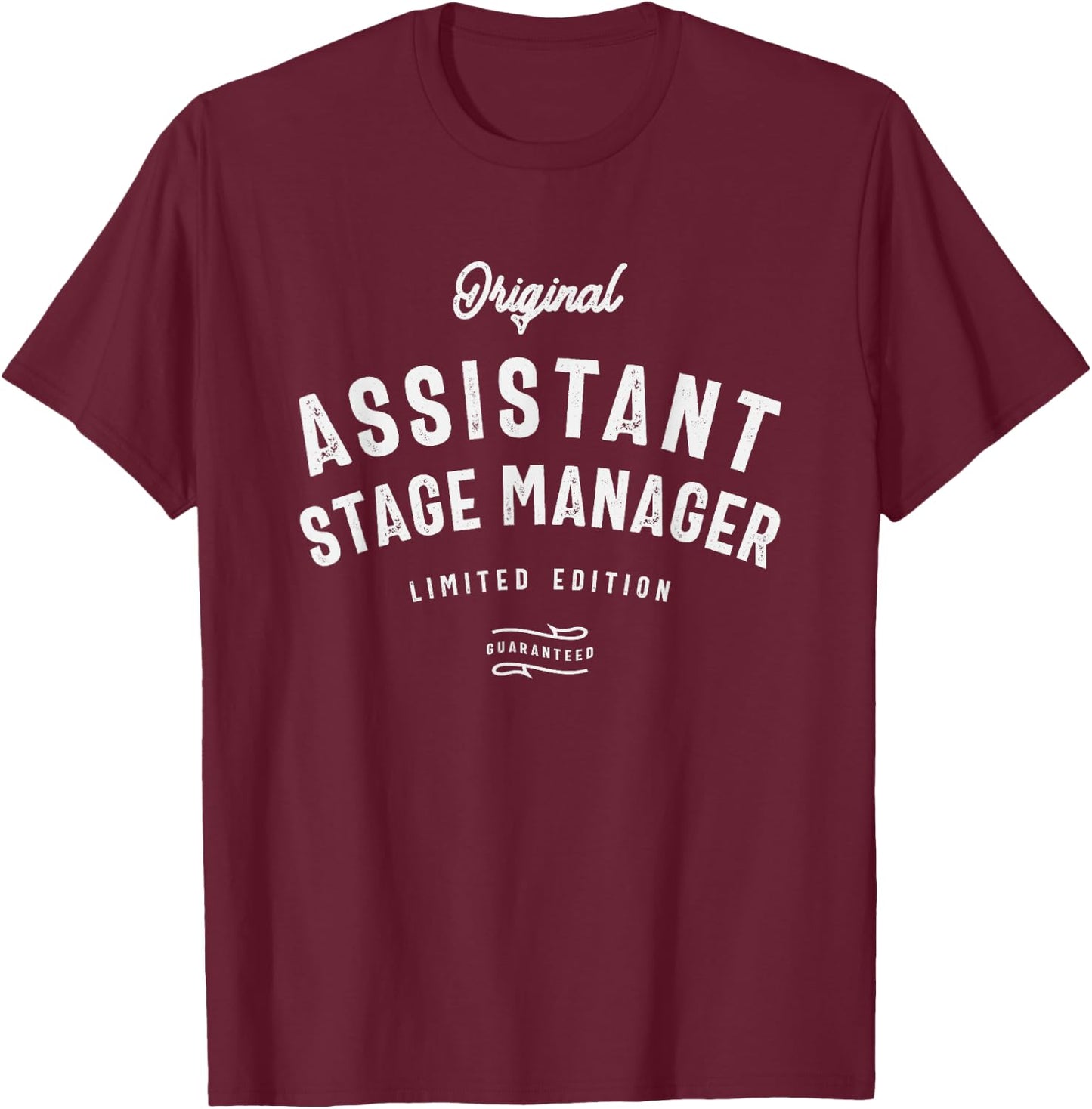 Assistant Stage Manager T-Shirt - T-Shirt | Maroon