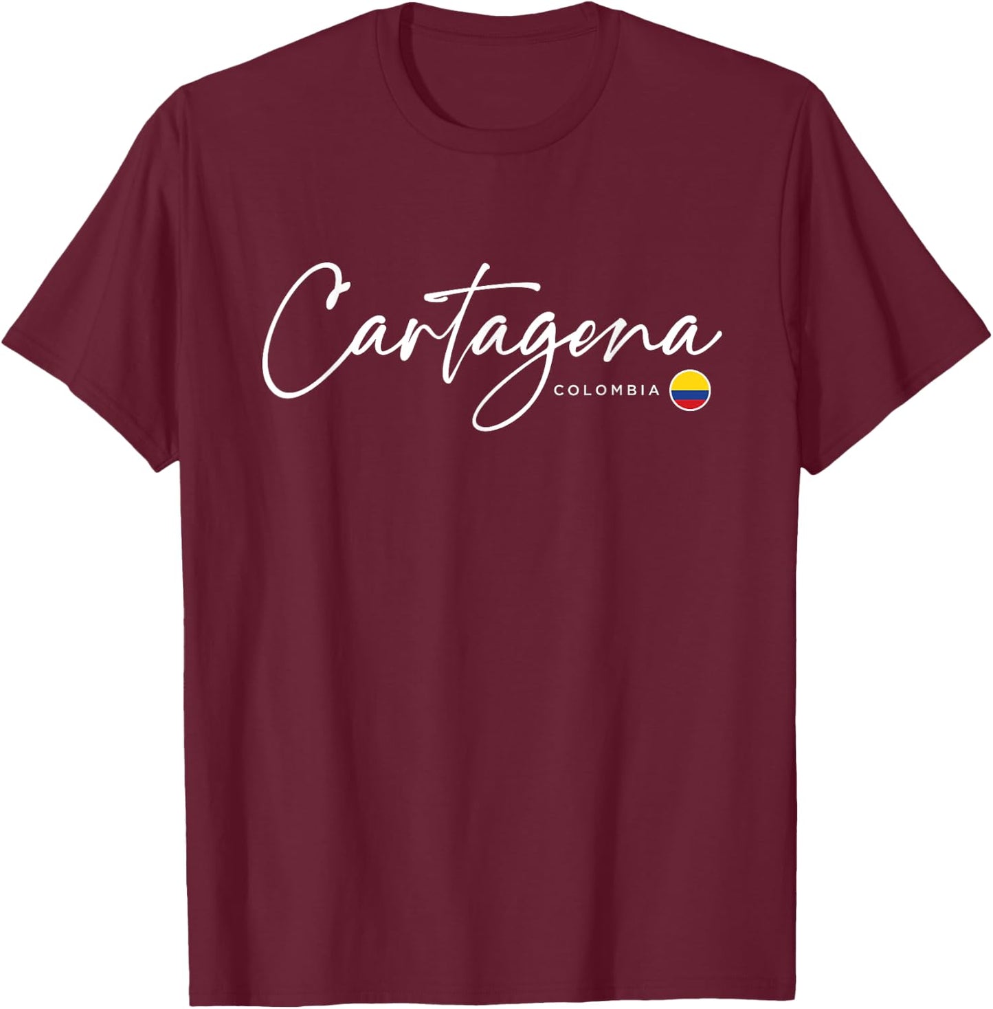 Cartagena Colombia T-Shirt - T-Shirt | Maroon