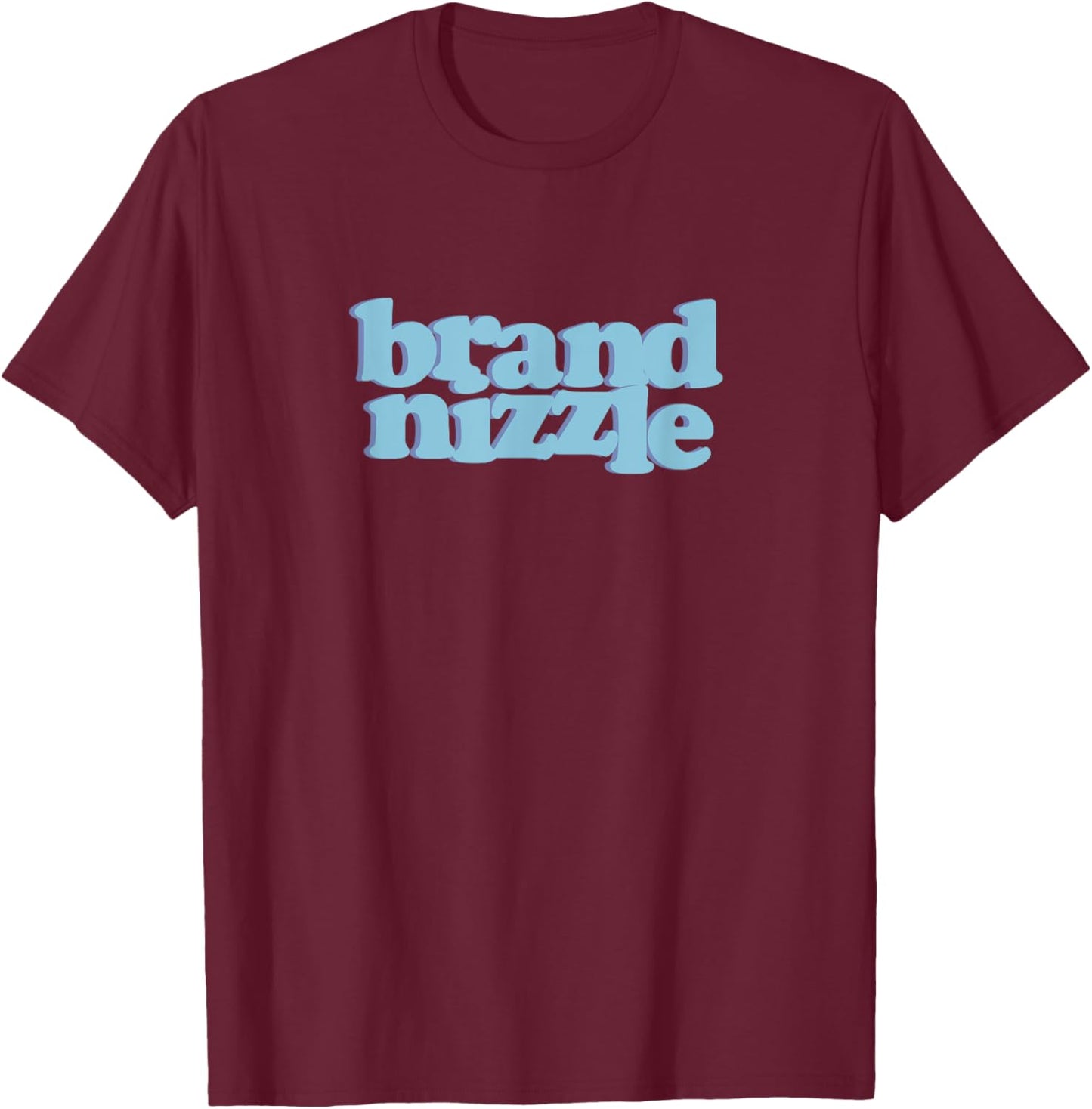 Brand Nizzle T-Shirt - T-Shirt | Maroon