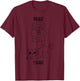 Cute Inhale Exhale Funny Pug Fart Yoga Pet Dog Owner Gift Women Kids T-Shirt - T-Shirt | Maroon