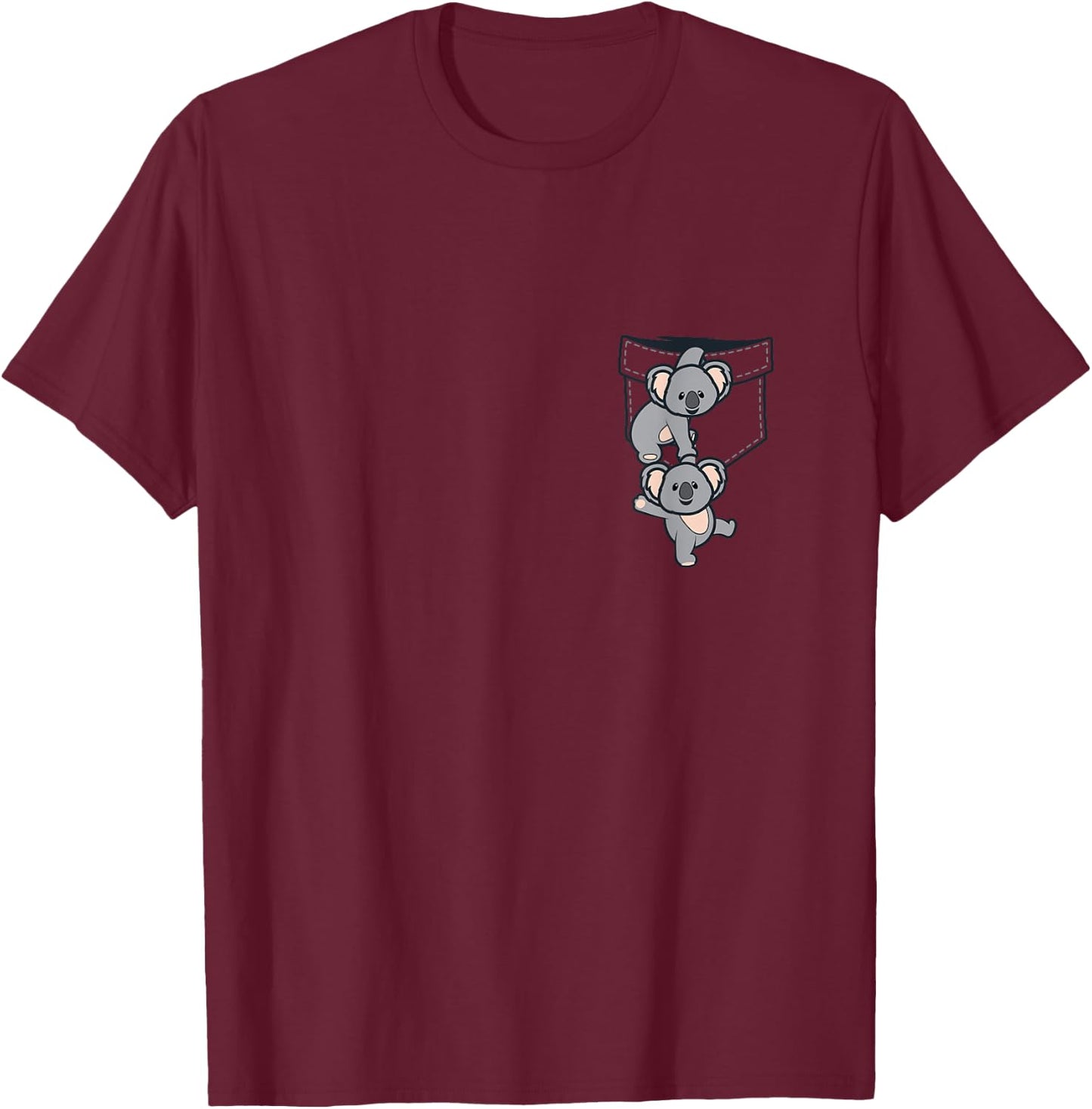 Koala Shirt Men Women Koala Lover Gift Koalabear T-Shirt - T-Shirt | Maroon