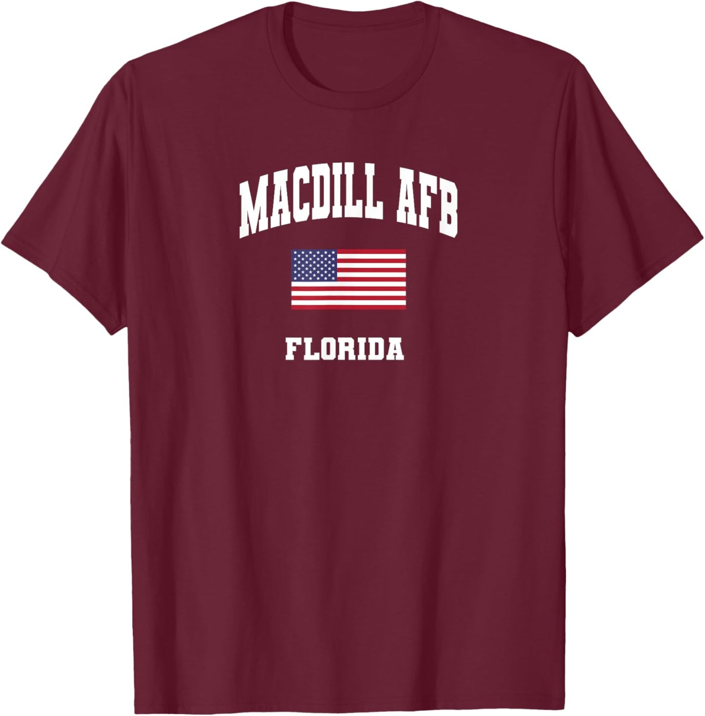 Macdill AFB T-Shirt - T-Shirt | Maroon