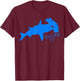 Nailed It Quote Hammerhead Shark Funny Men Women T-Shirt - T-Shirt | Maroon