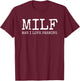 Milf man i love farming T-Shirt - T-Shirt | Maroon