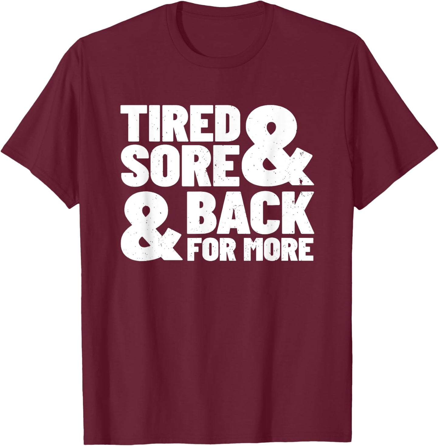 Fitness Quote - Gym Exercise - Gym Meme - Workout Motivation T-Shirt - T-Shirt | Maroon