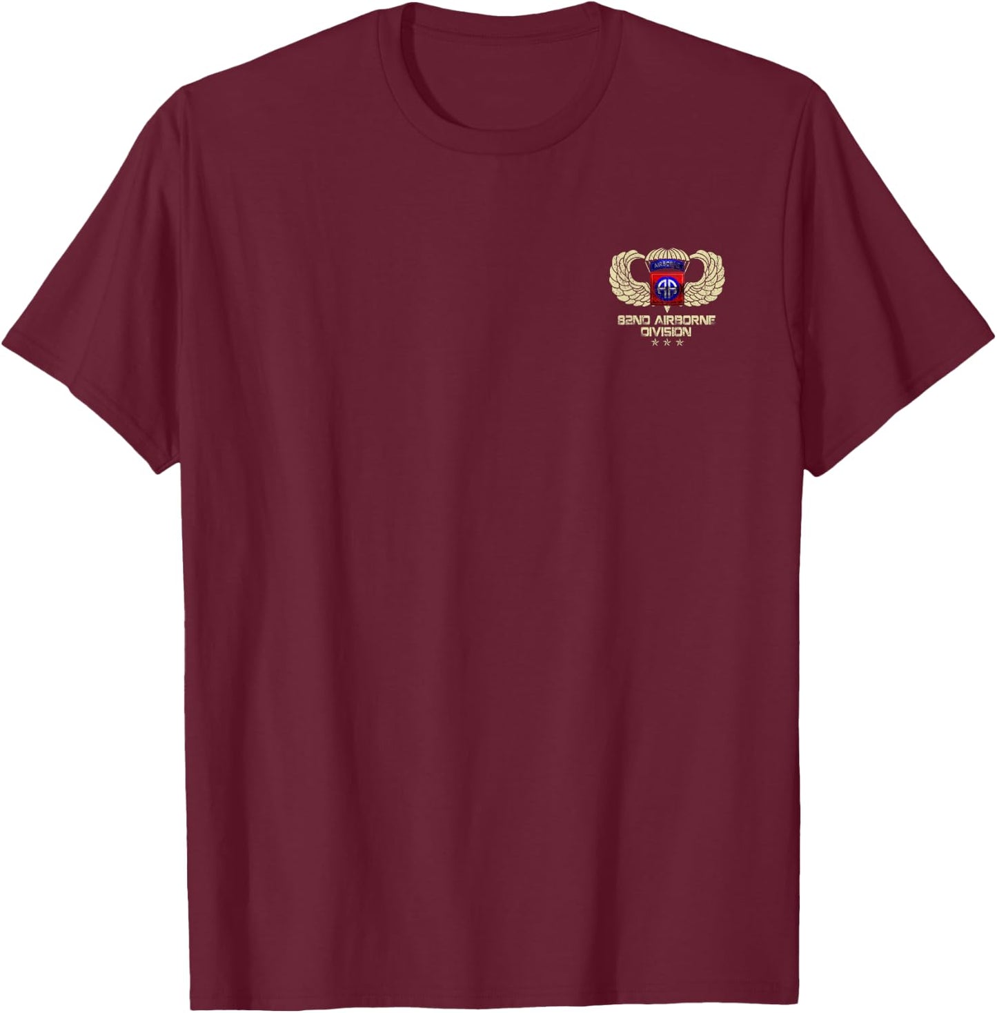 82nd Airborne Division Paratrooper , Veterans Day Gift T-Shirt - T-Shirt | Maroon