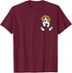 Cute Beagle Dog In The Pocket Beagle Men Women Girls Kids T-Shirt - T-Shirt | Maroon