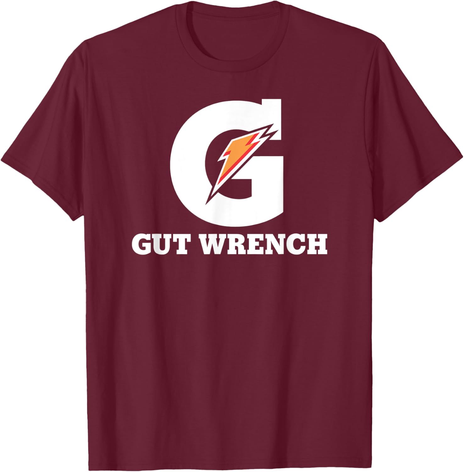 GUT WRENCH The Fist Clencher T-Shirt - T-Shirt | Maroon