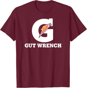 GUT WRENCH The Fist Clencher T-Shirt - T-Shirt | Maroon