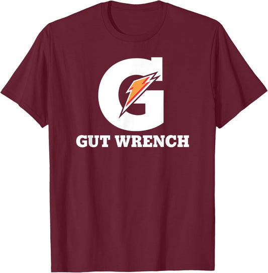 GUT WRENCH The Fist Clencher T-Shirt - T-Shirt | Maroon