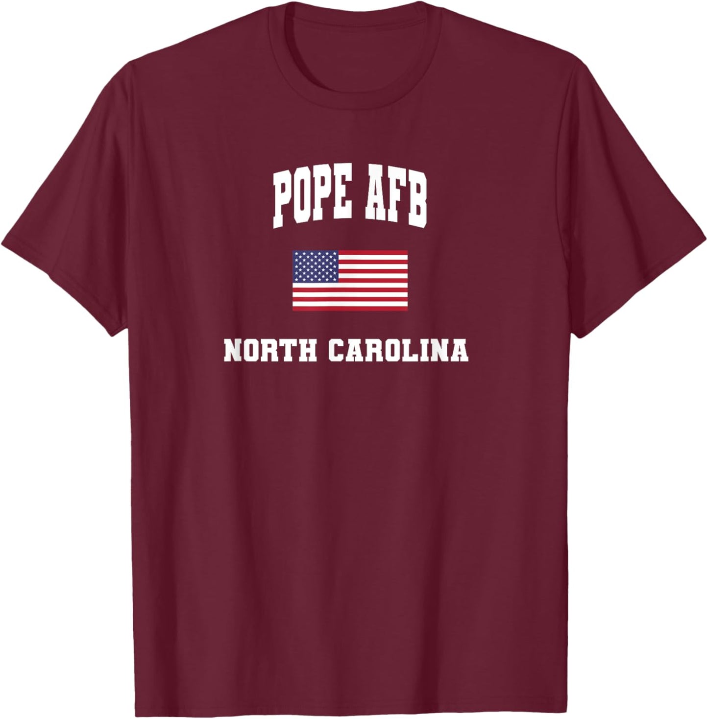 Pope AFB T-Shirt - T-Shirt | Maroon