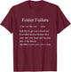 Foster Failure Definition, Cat Dog Bird Foster Parent Gift Women T-Shirt - T-Shirt | Maroon