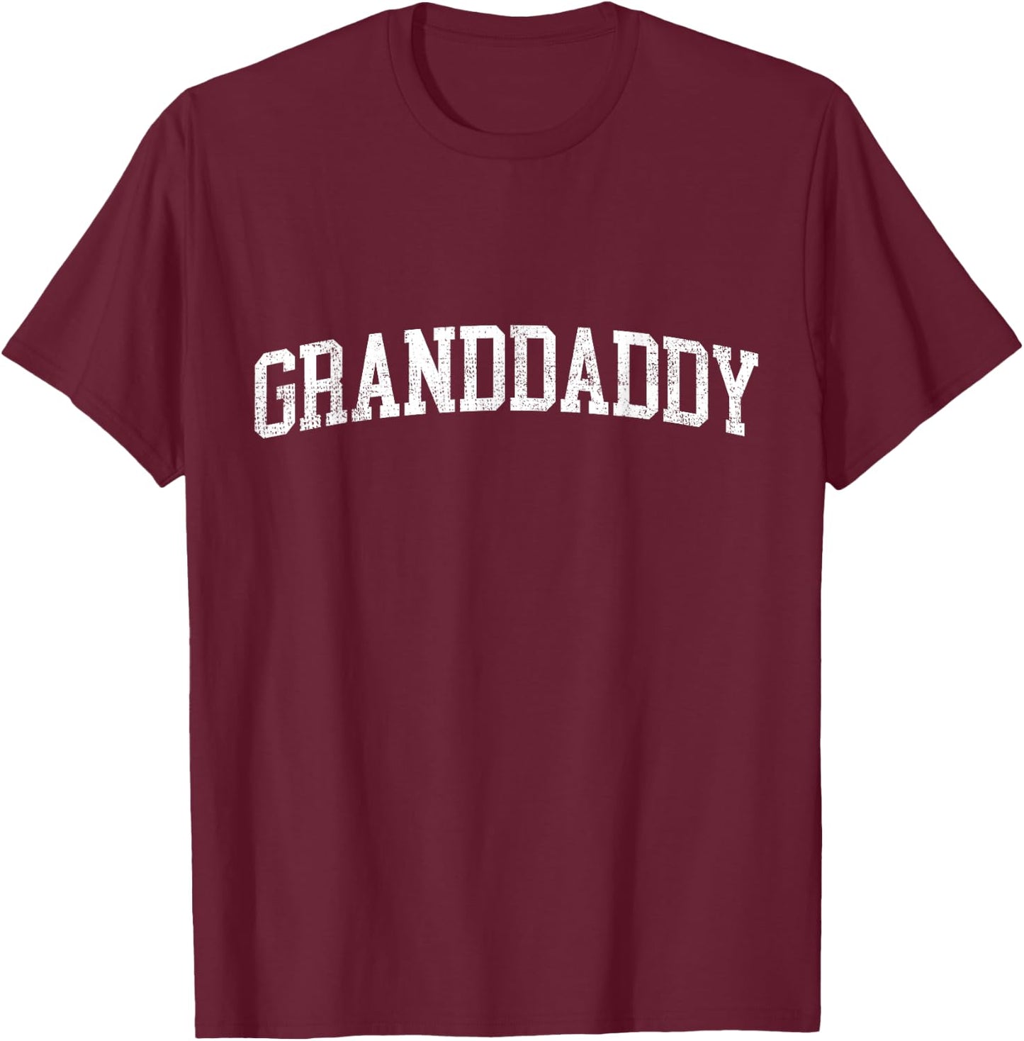 Granddaddy Classic Bold Font Granddaddy Birthday Gift T-Shirt - T-Shirt | Maroon