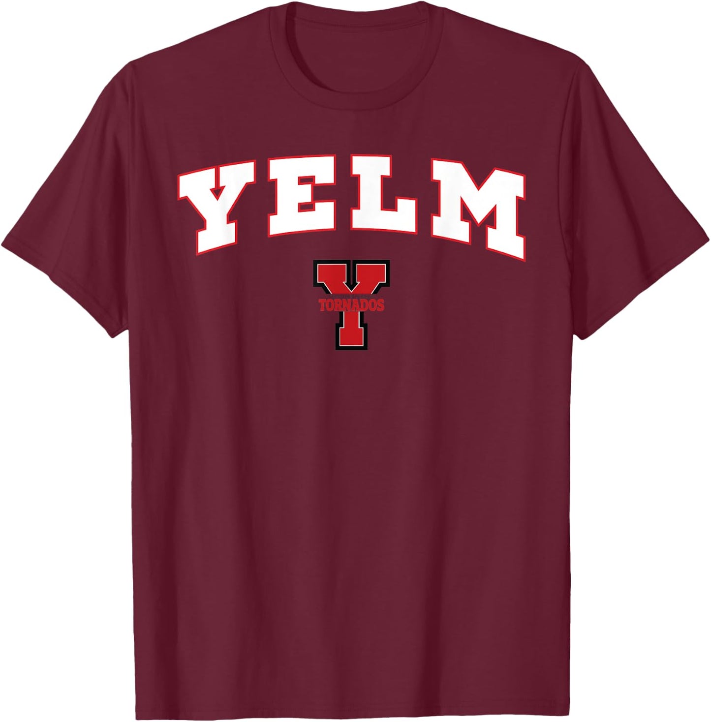 Yelm High School Tornadoes T-Shirt - T-Shirt | Maroon