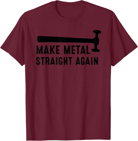 Funny Auto Body Shop Gift Men Grease Car Monkey Technicians T-Shirt - T-Shirt | Maroon