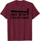 Funny Auto Body Shop Gift Men Grease Car Monkey Technicians T-Shirt - T-Shirt | Maroon