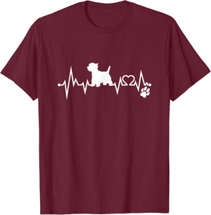 Westie Gifts Men Women West Highland Terrier T-Shirt - T-Shirt | Maroon