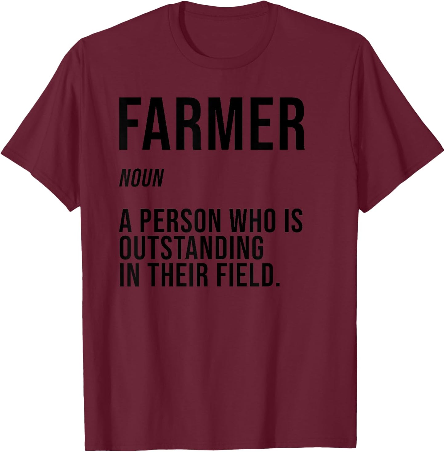 Funny Dairy Farmer Gift Local Farming Men Women Boys Girls T-Shirt - T-Shirt | Maroon