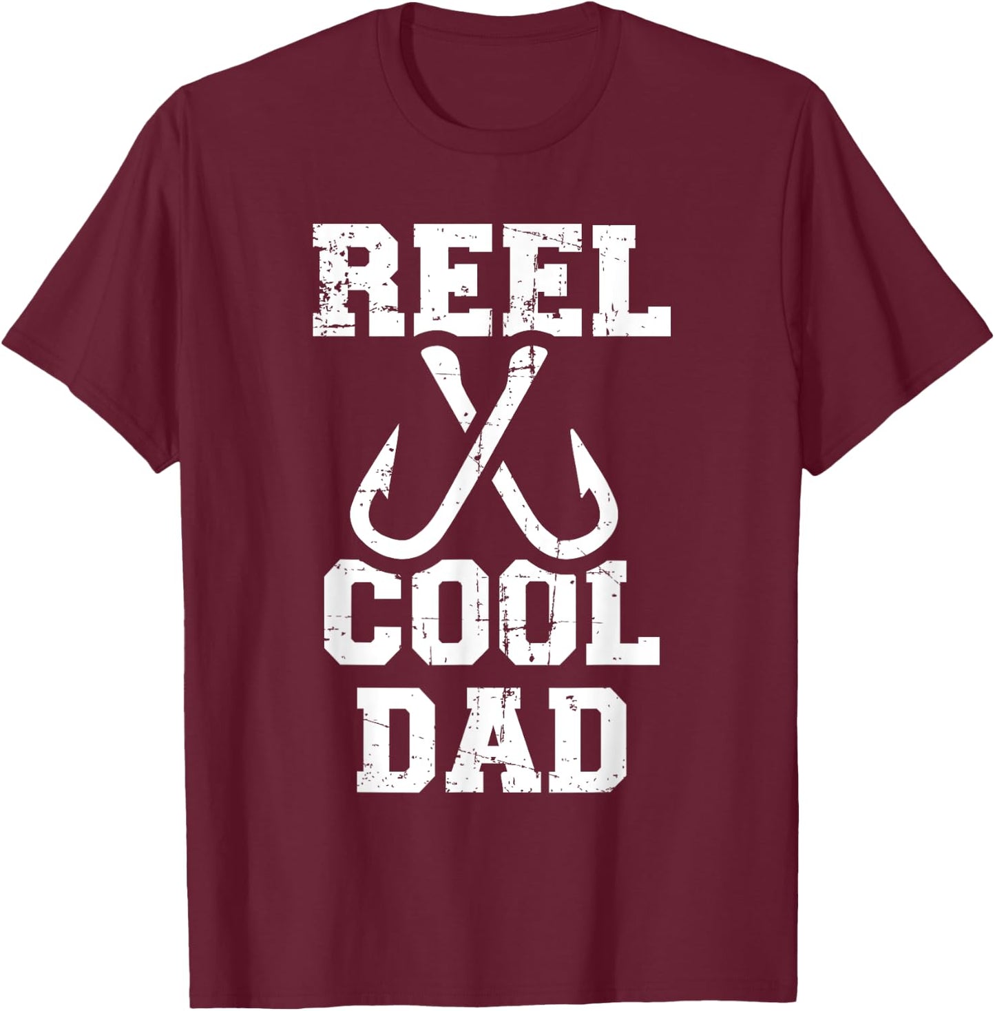 Reel cool Dad T-Shirt - T-Shirt | Maroon