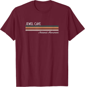 Jewel Cave National Monument T-Shirt - T-Shirt | Maroon
