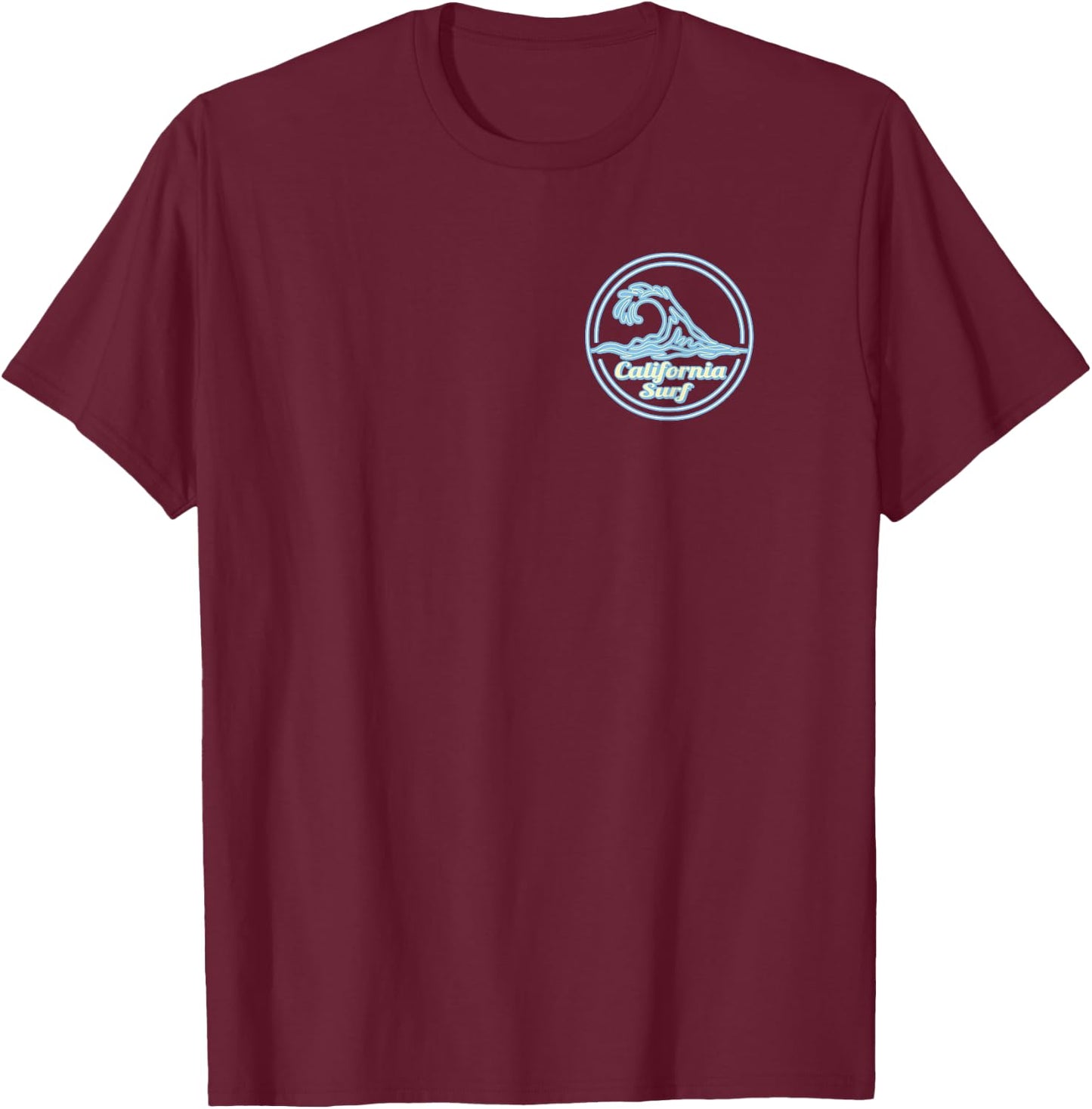 Lower Trestles Big Wave Surf Club, surfing graphic T-Shirt - T-Shirt | Maroon