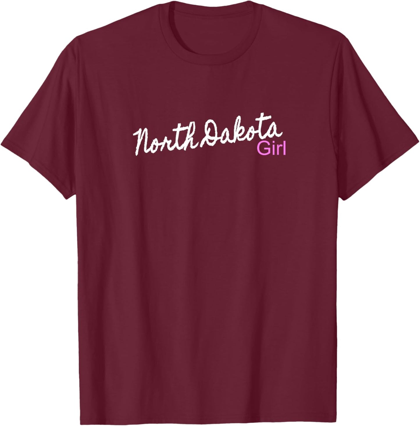 North Dakota Girl Apparel & Kids North Dakota T-Shirt - T-Shirt | Maroon