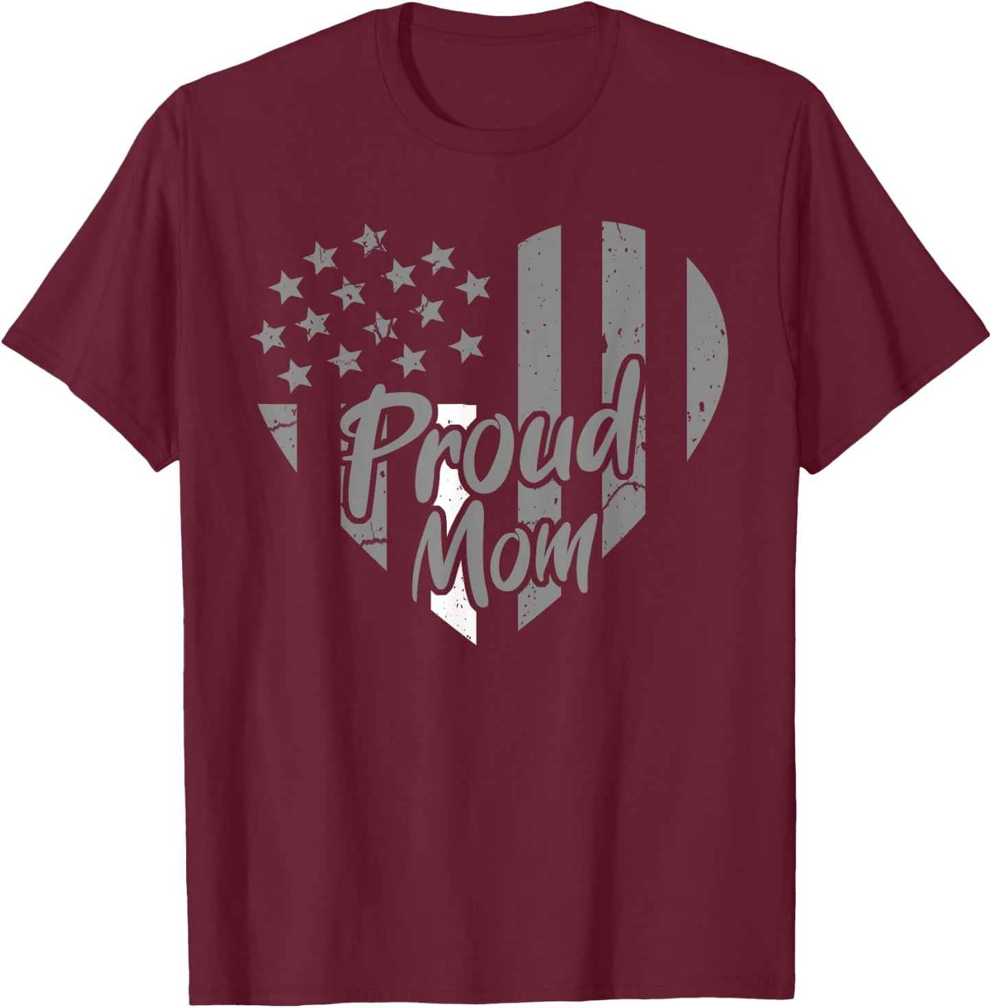 Proud Mom Ems Officials Emt Paramedic Mother Shirt T-Shirt - T-Shirt | Maroon