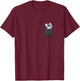 Koala Pocket T-Shirt - T-Shirt | Maroon