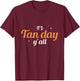 Spray Tanning Oil Spray Tan Kit for Spray Tan Technician T-Shirt - T-Shirt | Maroon