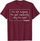 GABRIEL Quote Funny Birthday Personalized Name Gift T-Shirt - T-Shirt | Maroon