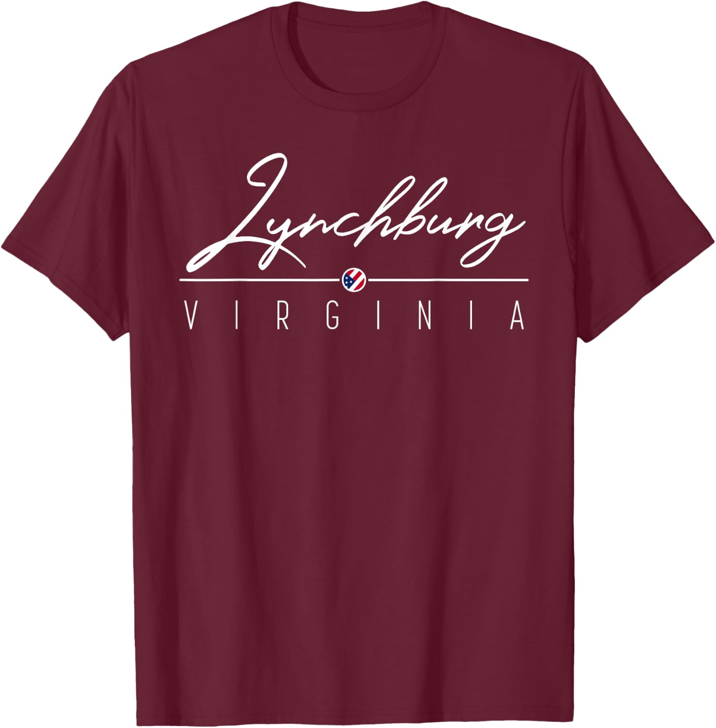 Lynchburg VA T-Shirt - T-Shirt | Maroon
