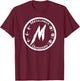 Metalneck Outdoors Circle Logo T-Shirt - T-Shirt | Maroon