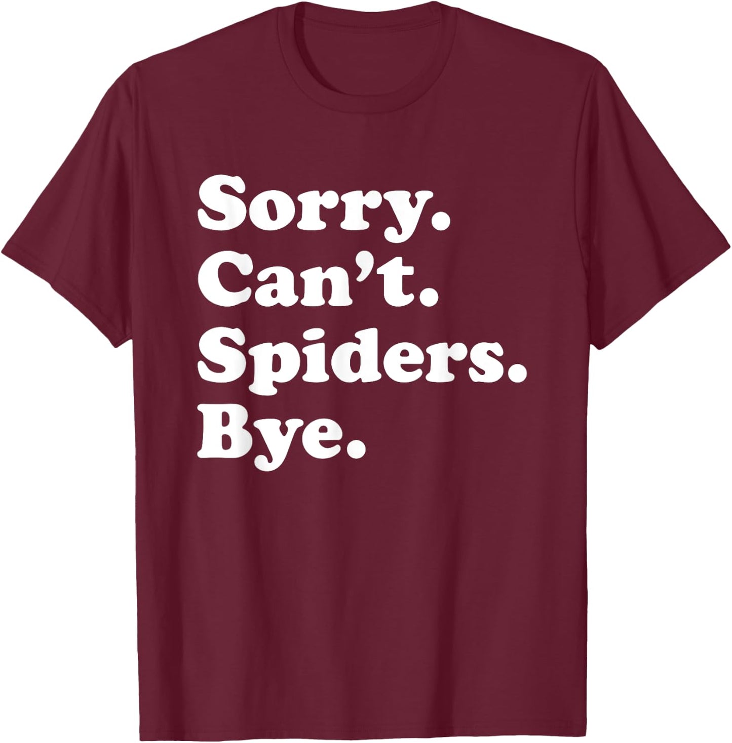 Funny Spider Gift Women Boys or Girls T-Shirt - T-Shirt | Maroon