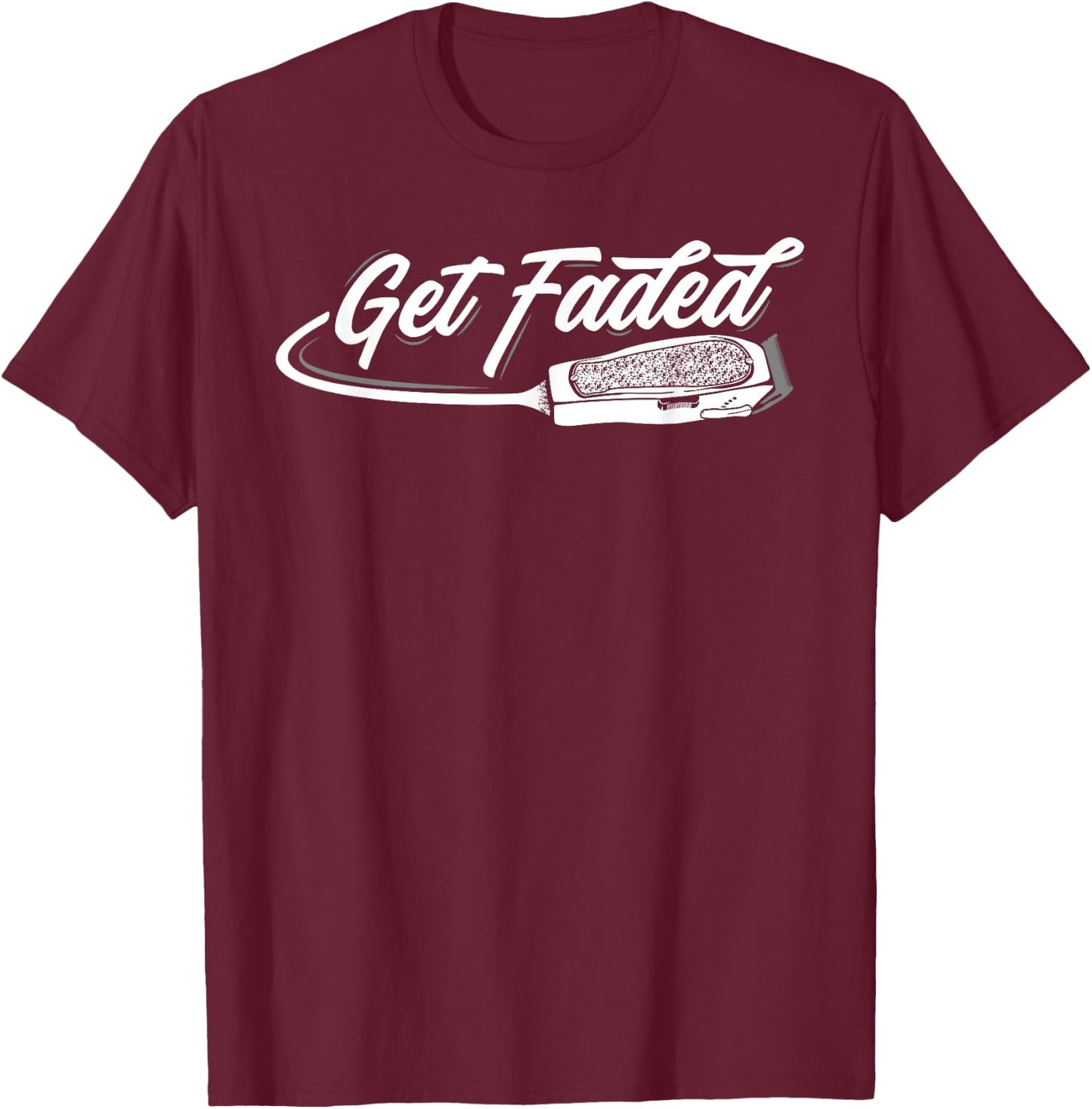 Funny Barber Design Dad Hairstylist Lovers Barber T-Shirt - T-Shirt | Maroon