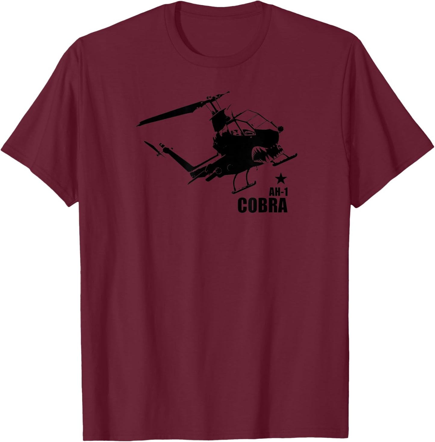 AH-1 Cobra T-Shirt - T-Shirt | Maroon